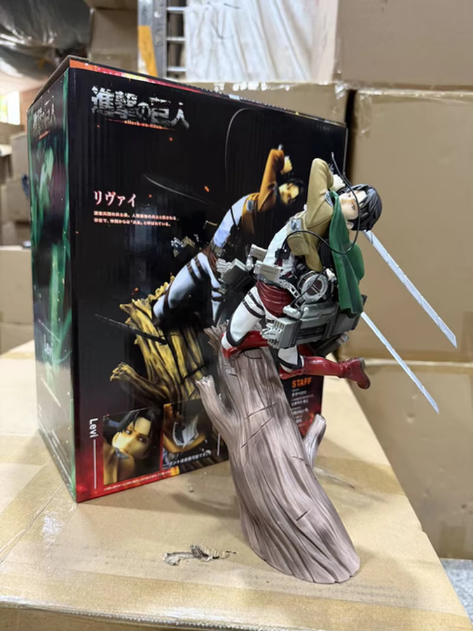 Bandai Attack On Titan Mikasa Ackerman & Levi Ackerman Actionfiguren, Modell - Bild 3