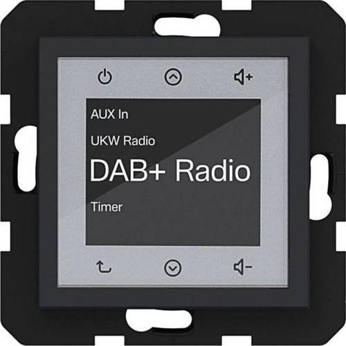 Hager Unterputz-Radio WAN6011BM in Nachtschwarz Matt - Bild 1