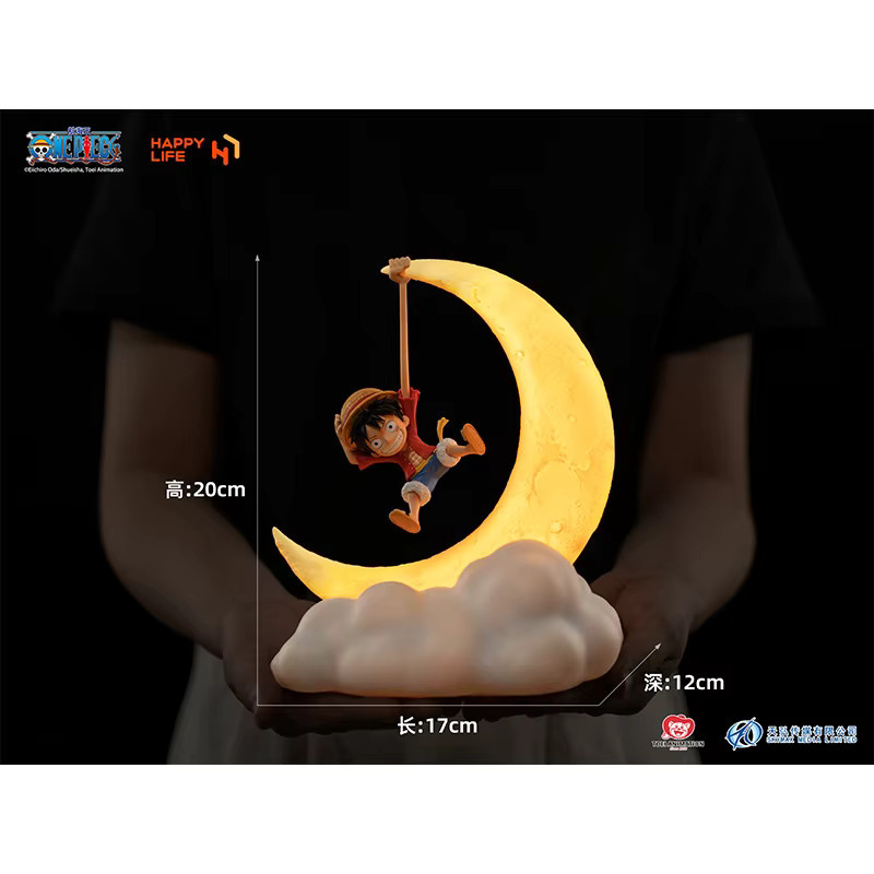 Bandai One Piece Ruffy Magnetsteuerung Nachtlicht, Desktop-Ornament, ab 14 Jahren - Bild 4