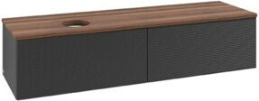V&B Waschtischunterschrank Antao mit Frontstruktur in Weiß, B/T: 160 x 50 cm - Bild 1