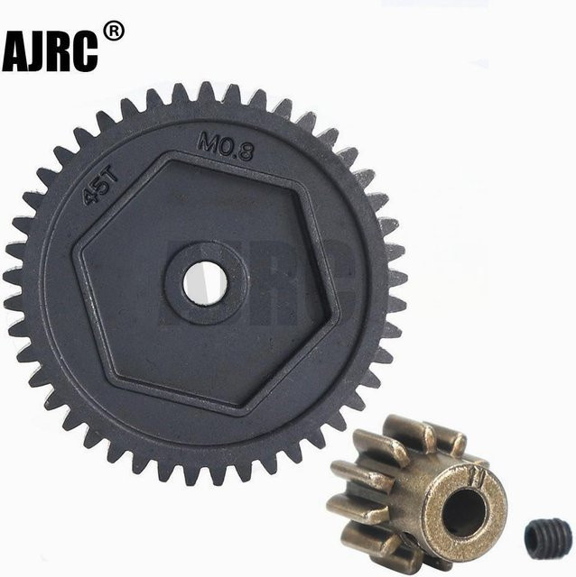 AJRC Gehärtetes Stahl-Stirnrad, 45T 0,8M 32P, für 1/10 RC Modell Crawler - Bild 1