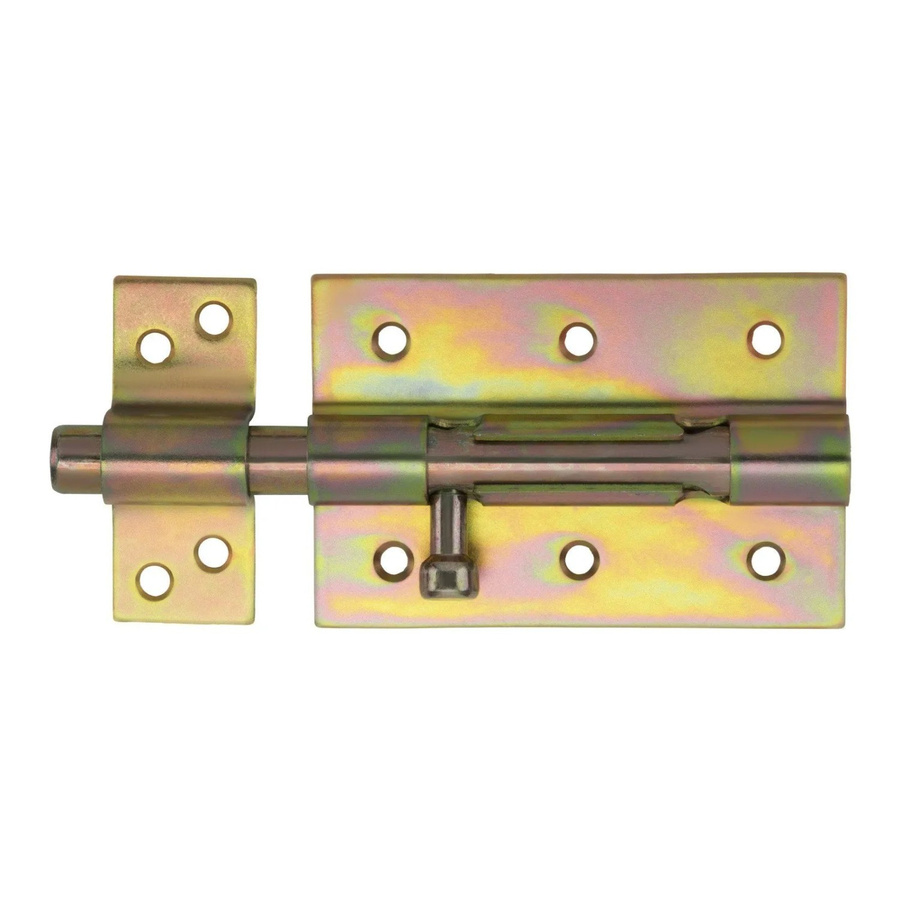 SOTECH Gartentorverriegelung aus verzinktem Stahl in Gelb, Länge: 147 mm - Bild 2