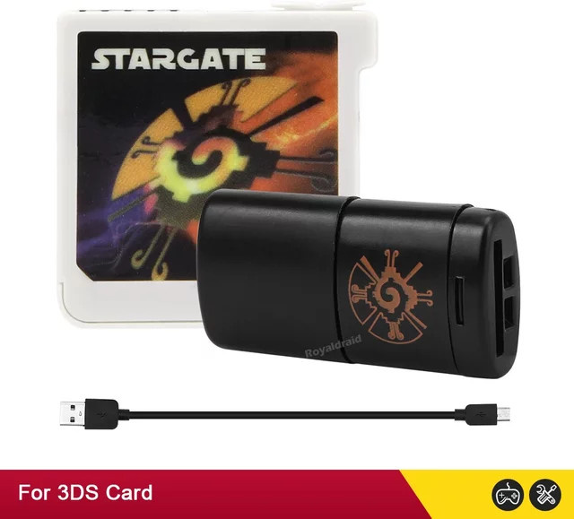 STARGATE 3DS Adapter HC Klasse 10 Speicherkarte für 3DS, GBA und DS in Schwarz - Bild 1