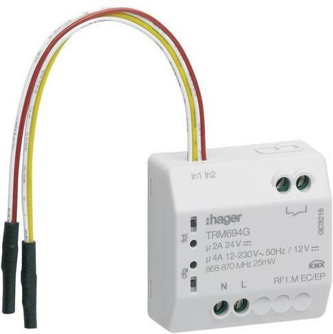Hager TRM694G Schaltaktor in Weiß - Bild 1
