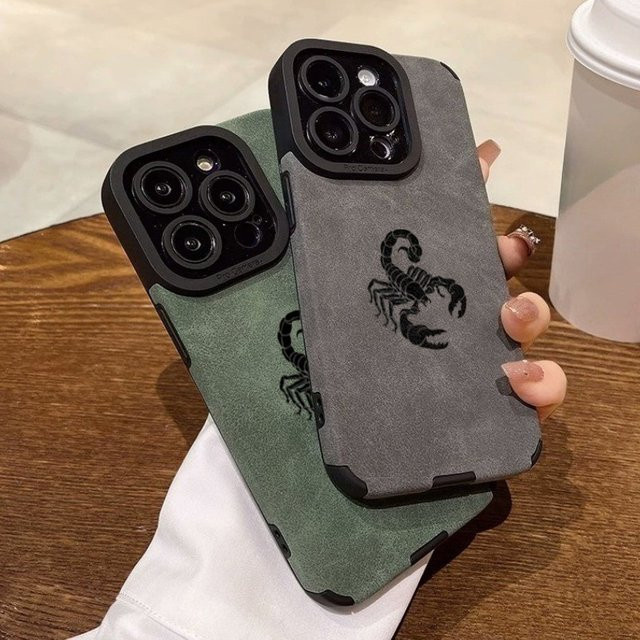 Handyhülle mit Skorpion-Muster für iPhone 11 bis iPhone 17 Pro Max und weitere Modelle - Bild 1