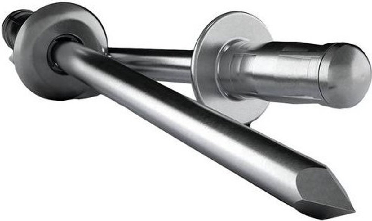 Gesipa Blindniete aus Edelstahl in Silber, Durchmesser: 3 mm, Länge: 6 mm, 500 Stück - Bild 2