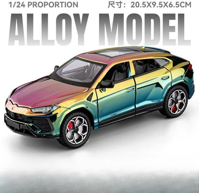 Linyi toy car Lambo Bison Sportwagenmodell, 1:24, mit Ton und Licht, ab 7 Jahren - Bild 1
