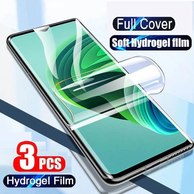 3er-Pack Hydrogel-Displayschutzfolie für Oppo A98 A97 A96 A95 A94 A78 A77s A77 A76 A74 A56s A58 A57e A57s A57 A54 A54s A53 4G 5G, transparent - Bild 1