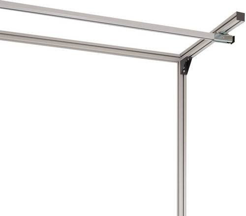 Manuflex ZB8291 Schienenbahn-Laufschiene aus Aluminium für CANTOLAB/ALU-Aufbauportale in Silber Matt - Bild 1