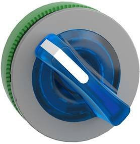 Schneider Electric ZB5FK1463C0 Leuchtwahlschalter-Frontelement aus Kunststoff in Blau und Grau - Bild 1