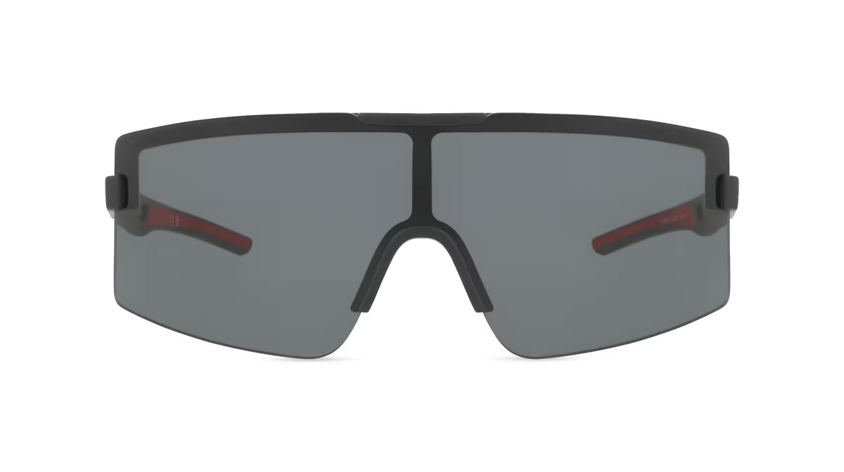 Scuderia Ferrari FZ6008U Sonnenbrille, randlos, oval, Kunststoff, Herren, schwarz, grau - Bild 1
