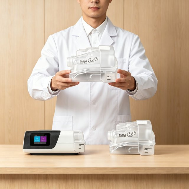 SUOLAER Waschbare Wasserkammer für AirSense 11, AirCurve 11 und S11 CPAP-Maschinen, auslaufsicherer Ersatz-Befeuchtertank in Transparent - Bild 1