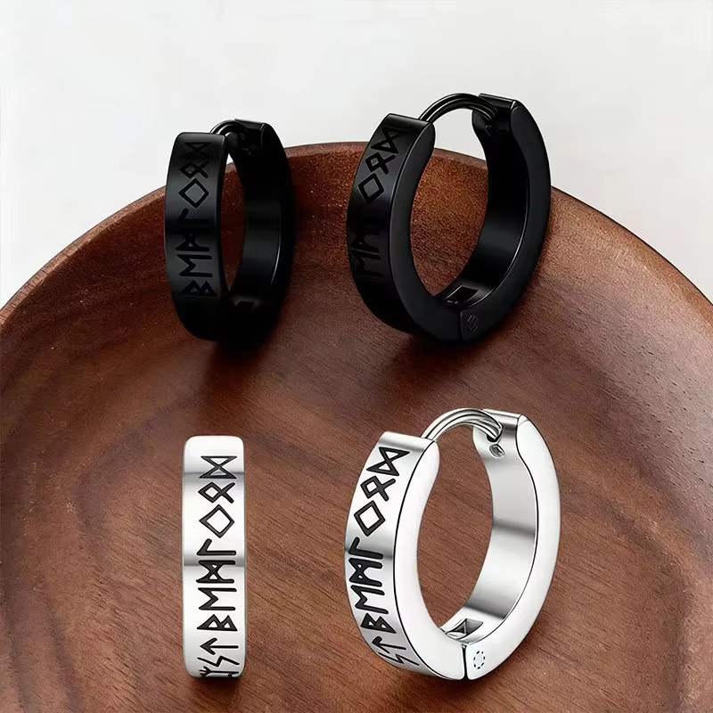 LUXUKISSKIDS Ohrringe, Edelstahl, Silber, Unisex, 4 x 12 mm - Bild 2