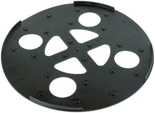 DEHN Unterlegplatte 102 050 aus Kunststoff in Schwarz - Bild 1