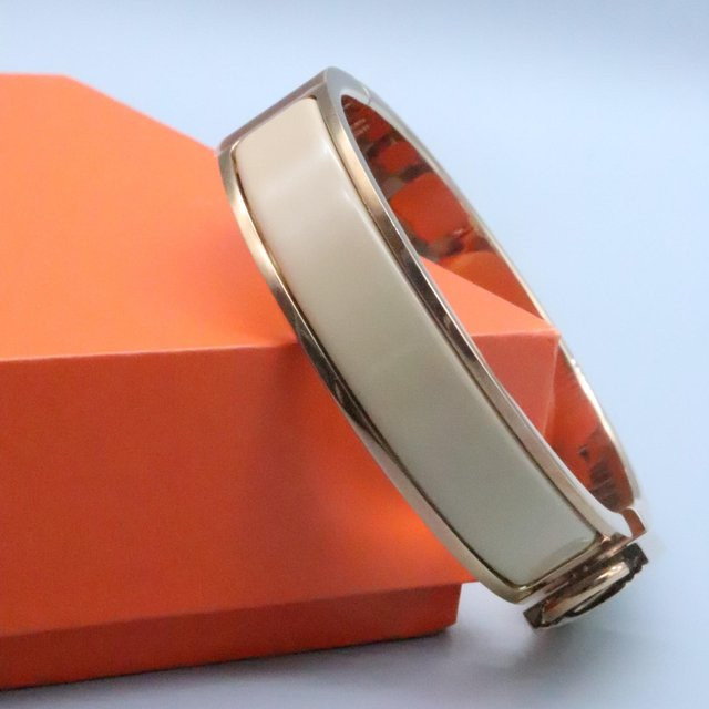 Wucifang Jewelry Armbandschlösser Emaille, Gold Orange, Unisex, 17 cm - Bild 1