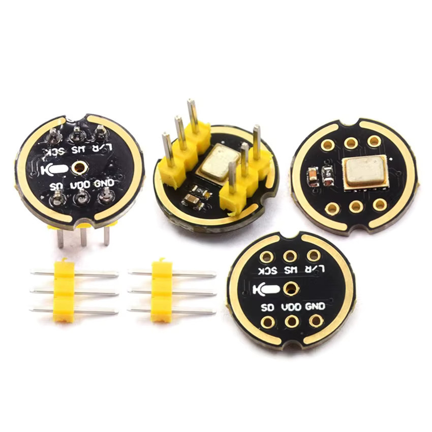 JCD INMP441 MEMS Digitalausgangssensormodul Hochpräzises omnidirektionales Mikrofonsensormodul in Schwarz kompatibel mit ESP32 - Bild 2