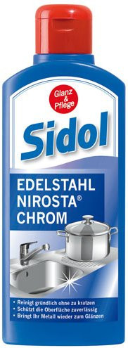 Sidol Glanz und Pflege für Edelstahl, Nirosta und Chrom, 250 ml - Bild 1