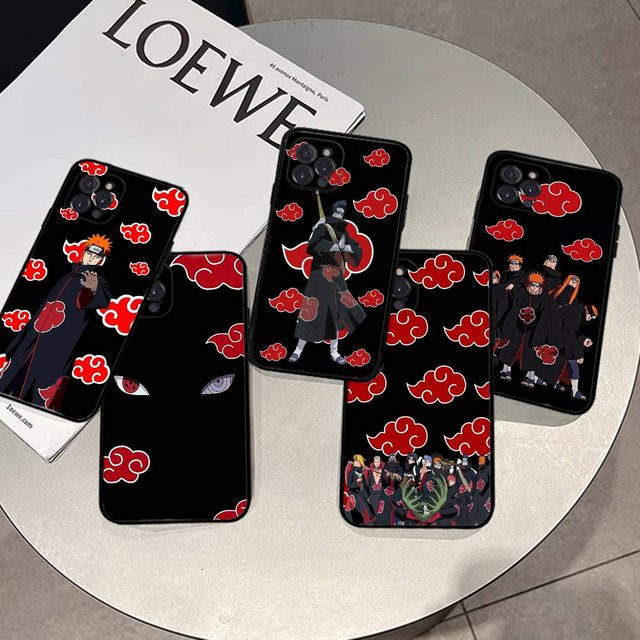 Akatsukies Handyhülle Shell Cover Case für iPhone 17 16 15 14 13 12 11 Pro Max Plus in Schwarz - Bild 1