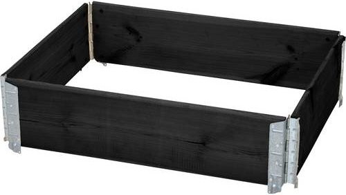Siena Garden Hochbeet aus Nadelholz in Schwarz, B/T/H: 60 x 19,5 x 80 cm - Bild 1