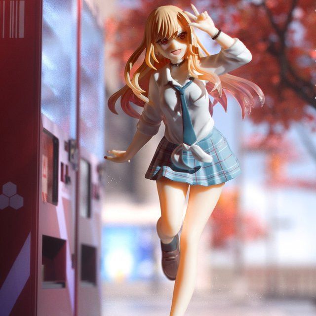 My Dress Up Darling Marin Kitakawa Anime Figur in Uniform, Multicolor PVC Modell, Höhe: 18,5 cm - Bild 1