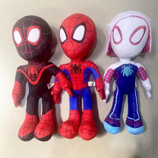 Bandai Marvel Spider-Verse Gwen Peter Parker Noir, Plüschtiere, Bunt - Bild 1