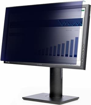 StarTech.com Blickschutzfilter für 24 Zoll Monitore, 16:9 Breitbild, 2-Wege, entfernbar, Schwarz - Bild 1