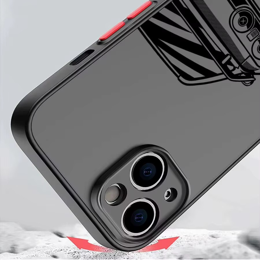 Stoßfeste Sportwagen Schutzhülle für dein Apple iPhone (kompatibel mit iPhone 17 Air bis iPhone 11) aus Silikon und Hartschale, waschbar und staubdicht - Bild 3