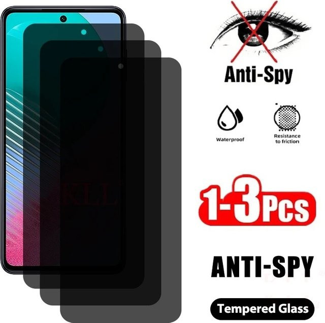 Sichtschutz Panzerglas für Samsung Galaxy A72 A73 M52 M54 F54 A71 5G Anti-Spy aus gehärtetem Glas, transparent - Bild 1