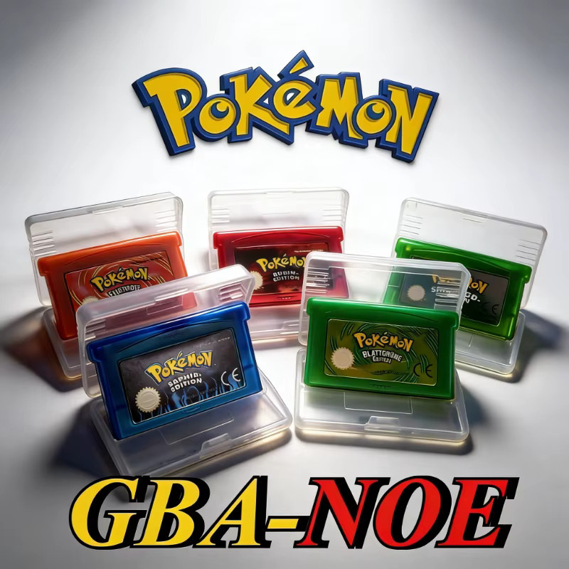 TAKARA TOMY Pokemon-Serie Game Boy Advance Videospielkassette Modul in Rot und Multicolour für GBA NDSL NDS GBM als Retro RPG Rollenspiel - Bild 2