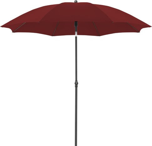DOPPLER Sonnenschirm ACTIVE GREEN EDITION in Bordeauxrot mit Durchmesser: 210 cm - Bild 1