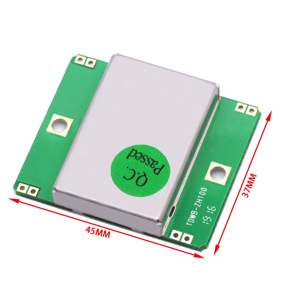 HB100 Mikrowellen-Doppler Radarerkennungssensor Modul, kabelloser X-Band Bewegungsmelder mit 10,525 GHz und Wi-Fi, Farbe: Grün, DC 5 V - Bild 2