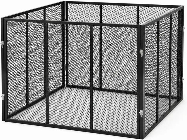 HomeLuxWorld Garten Komposter aus Metall in Schwarz mit 750 Litern, B/T/H: 100 x 100 x 75 cm - Bild 1