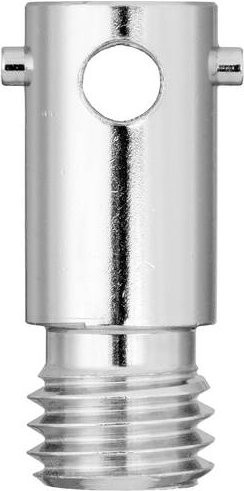 Jumo Bajonett-Gegenstück aus Messing in Silber - Bild 1