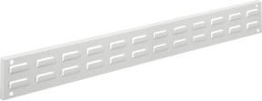 Kappes Wandschiene RasterPlan Schlitzplatte aus Kunststoff in Grau, B: 92 cm, H: 10 cm - Bild 1