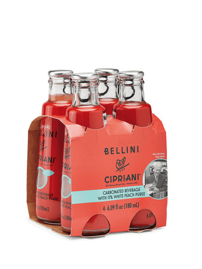 Cipriani Virgin Bellini Cocktailbasis Pfirsich 4 x 0,18 l - Bild 1
