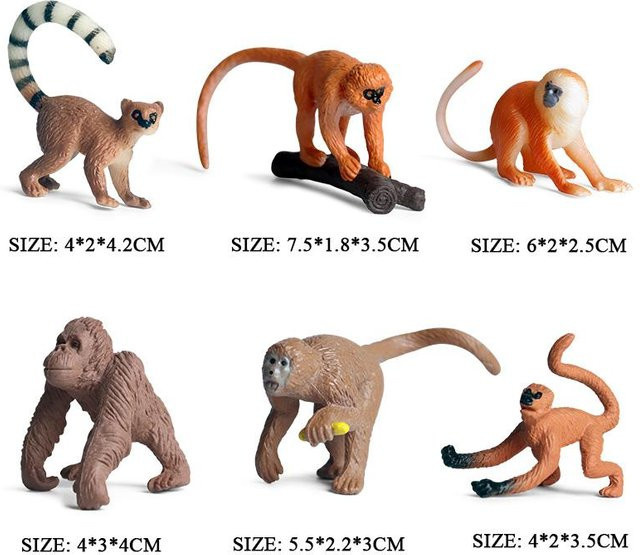 Oenux Wildtier Affe Actionfiguren ab 3-6 Jahren - Bild 1