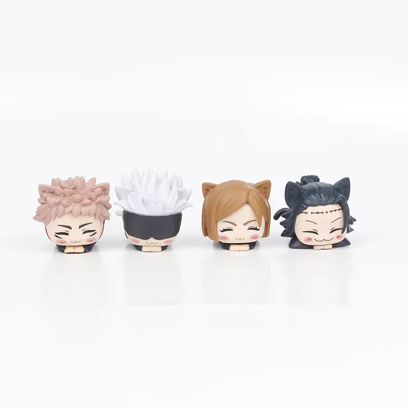 Bandai Jujutsu Kaisen Anime Figur Itadori Yuji Satoru Gojo, 4-teiliges Set - Bild 3