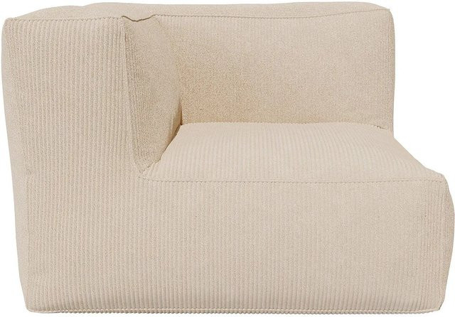 Sessel Noumara von Vente-unique mit gerader Rückenlehne in Beige Cord, Höhe: 95 cm - Bild 1