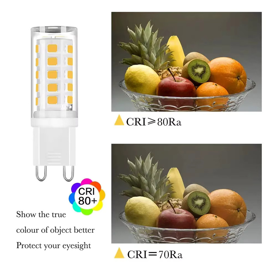 OSABO G9 LED-Glühbirnen Set, 10 Stück dimmbare Capsule LED Lampen in Weiß, 5 W ersetzt 50 W Halogen, AC 220 V - Bild 4