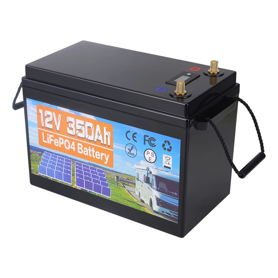 Likctt LiFePO4 Batteriepack 12V 350Ah in Schwarz mit 10000+ Zyklen für Marineboote und Heimenergiespeicher - Bild 3