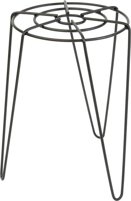 Wagner Pflanzenständer GH 0540 aus Stahl in Schwarz Matt, Höhe: 40 cm, Durchmesser: 26 cm - Bild 1