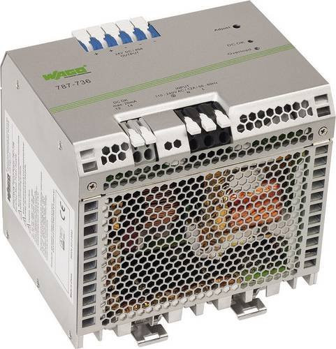WAGO 787-736 Hutschienen-Netzteil DIN-Rail 24 V/DC 40A mit 2 Ausgängen in Silber - Bild 1