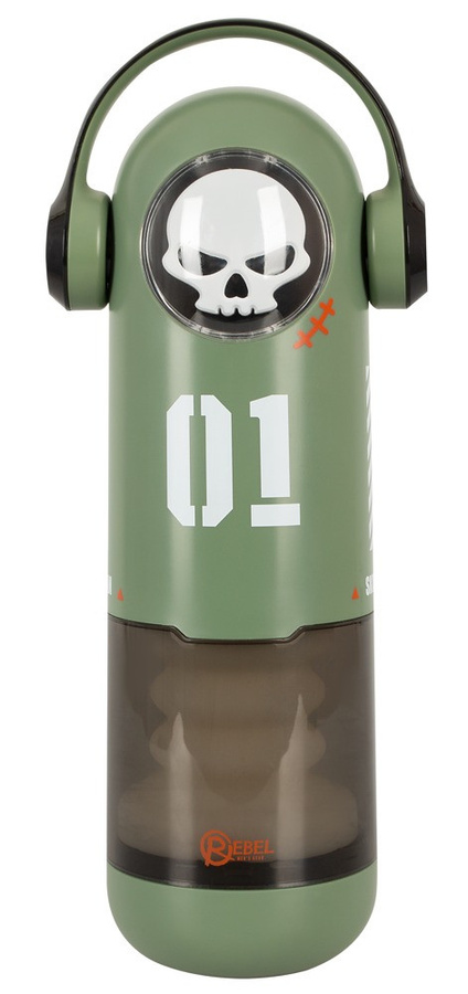 Rebel Masturbator SKULL mit 3 automatischen Funktionen in Grün - Bild 2