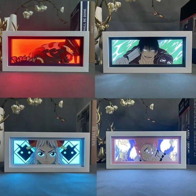 Bandai Jujutsu Kaisen Nachtlicht LED Papier Schnitz Lampe - Bild 1