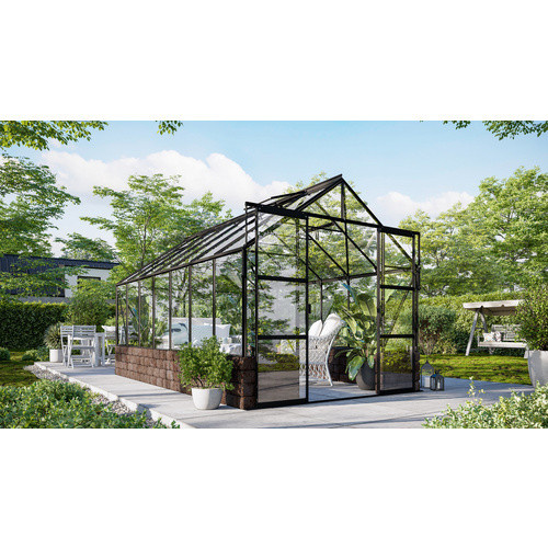 Vitavia Gewächshaus Cassandra 11500 Schwarz B/H/L: 257 x 249 x 448 cm - Bild 4