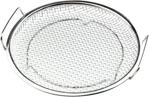 Yangyizhi Edelstahl Sieb mit feinem Netz und zwei Griffen, Silber, Durchmesser: 24 cm - Bild 1