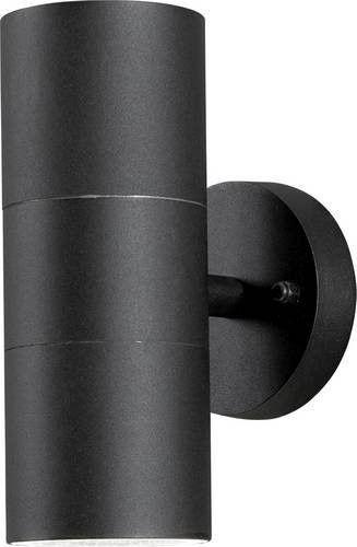 Konstsmide Modena 7656-750 Außenwandleuchte in Schwarz mit GU10 Fassung für den Garten - Bild 1