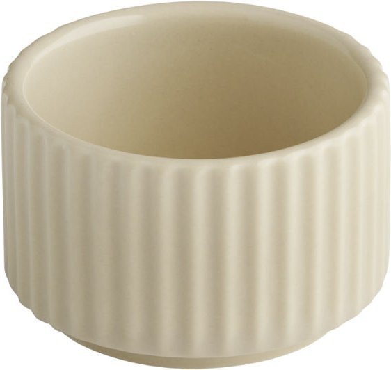 APS Schale THE GRID aus Porzellan, beige, 12er Pack, Durchmesser: 6 cm, Höhe: 4 cm - Bild 1