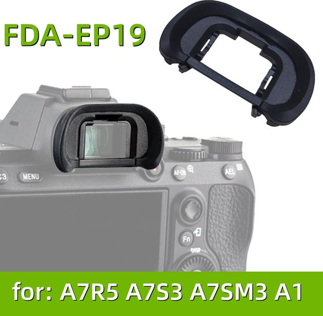 Sony EP-19 Augenmuschel Sucher-Okular Ersatz aus Hartplastik in Schwarz für A7R V A7S III A7S A7SM3 A1 Kamera-Zubehör - Bild 1