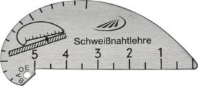 Helios Preisser Schweißnahtlehre S in Silber - Bild 1
